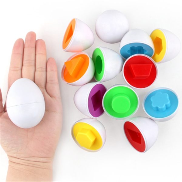 Dětské vzdělávací skládačky ve tvaru vajíčka