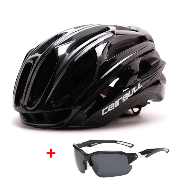 Cyklistická helma + polarizované brýle