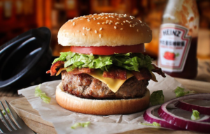 Kuchyňský praktický lis na hamburgery - černý