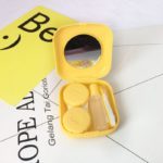 Krásné veselé mini kapesní pouzdro na kontaktní čočky