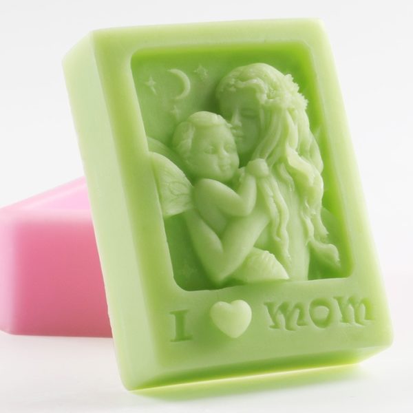 Silikonová formička na mýdlo - Máma a dítě