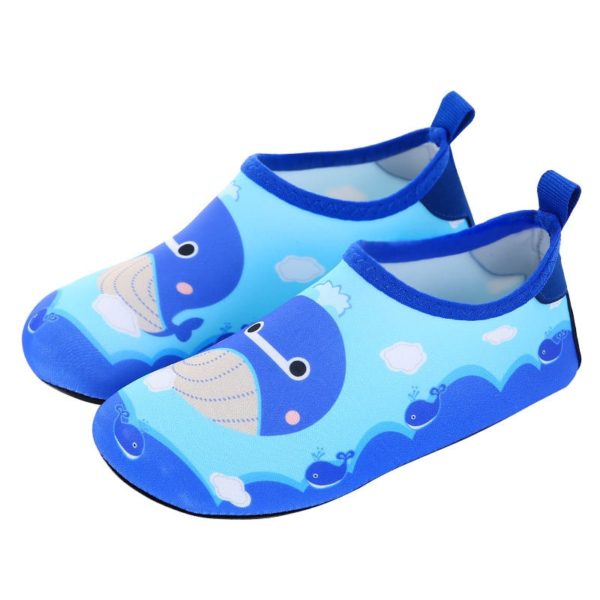 Dětské boty do vody s velrybou