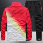 Pánská sportovní módní souprava v Plus Size velikostech - Red, 5xl