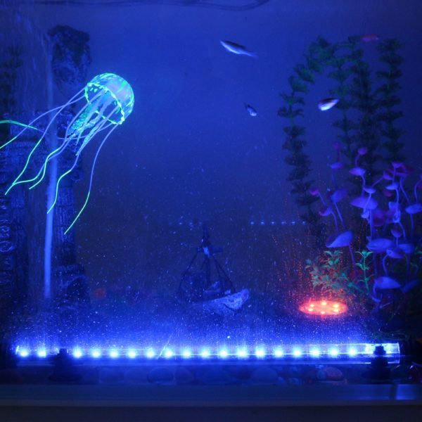 Vodotěsná LED akvarijní světla - Bila-a-modra-49cm