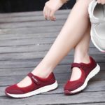 Dámské módní pohodlné sandálky v různých barvách - Wine Red, 42