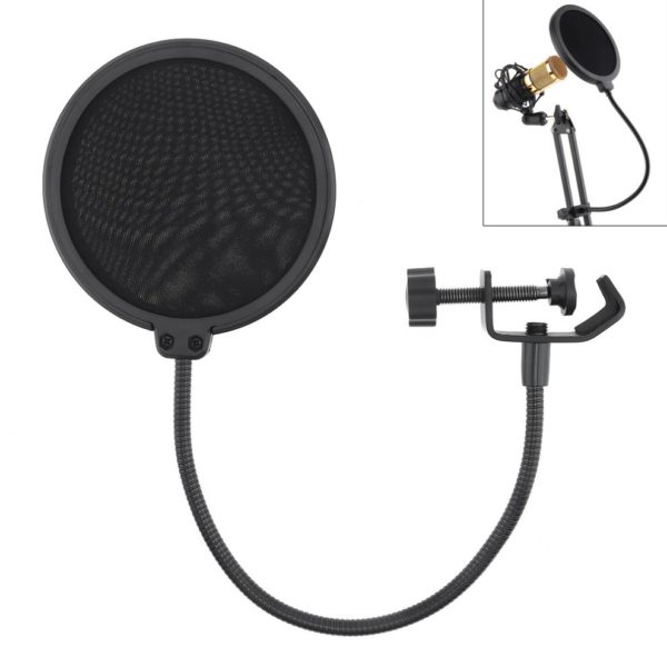 Dvouvrstvý flexibilní studiový filtr před mikrofon