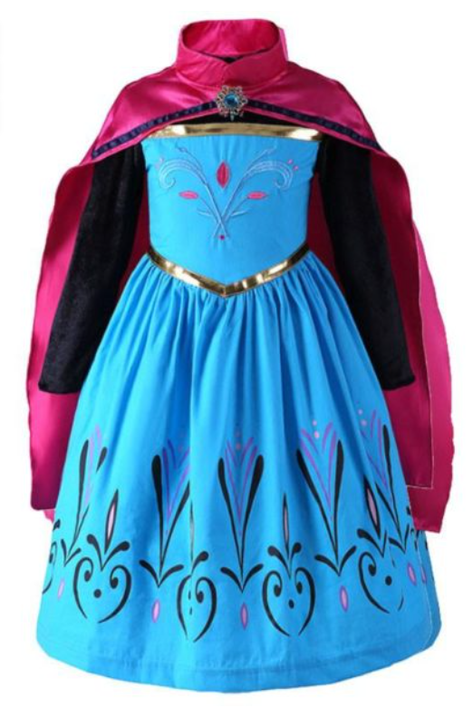 Dívčí princeznovské šaty Frozen - Elsa, 12 let