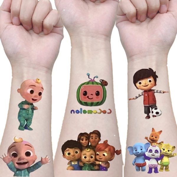 Dětské úžasné tetovačky s motivem Cocomelon