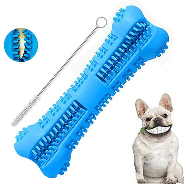 Kartáček na čištění zubů pro psy - Modrá M 10.5X3.7CM
