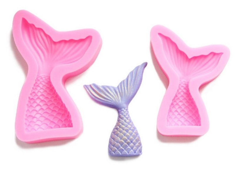 Silikonová forma - rybí ocas - 103-cm-x-66-cm