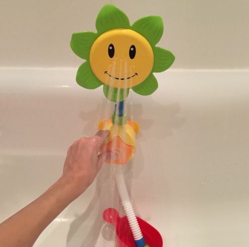 Dětská sprcha ve tvaru slunečnice