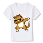 Chlapecké tričko Dabbing s kočkou - 6 variant - 9, F