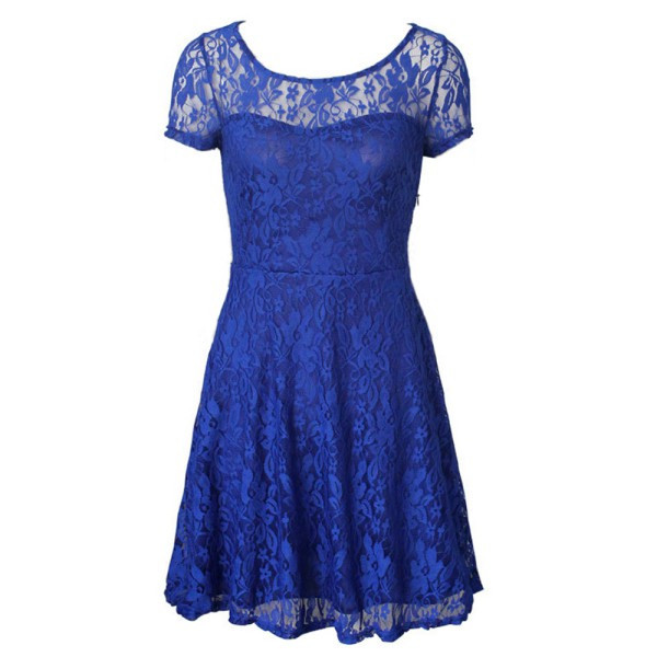 Dámské elegantní šaty - Modra, S