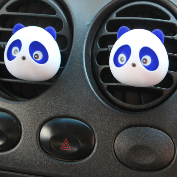 Osvěžovač vzduchu do auta - Panda - 2 ks - Modra