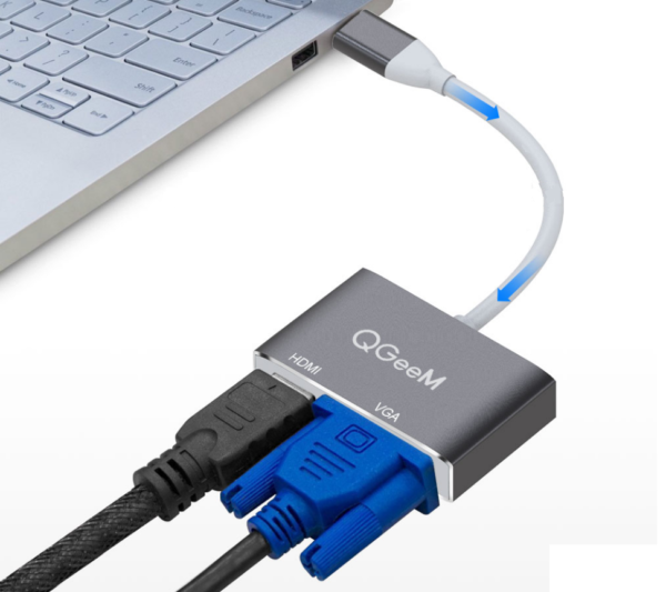 USB C adaptér pro MacBook Pro na HDMI 4k - 15 cm