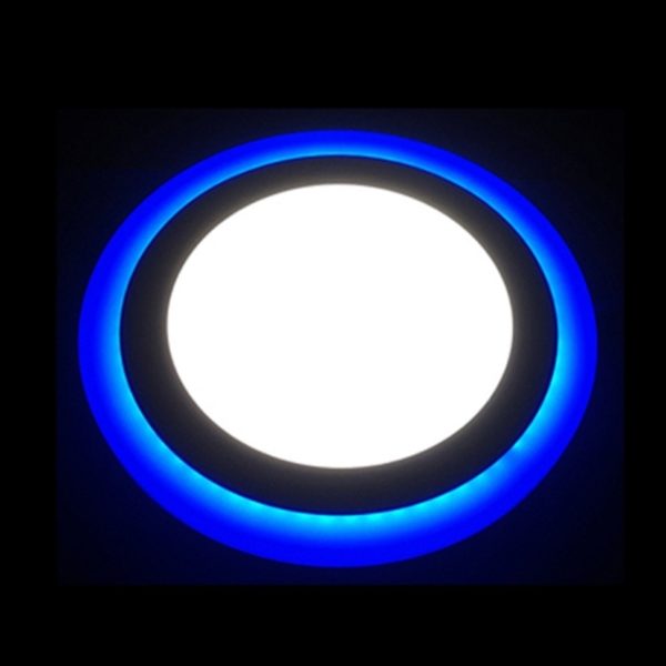 Dvoubarevné stropní LED svítidlo - 2 varianty - Studena-bila, Kruhova, 24w