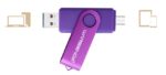 USB flash disk 2 v 1 - 16 GB - 128 GB - 6 barev - Nachova, 128gb