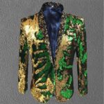 Originální pánské sako s flitry - 5 barev - Zlata, 4xl
