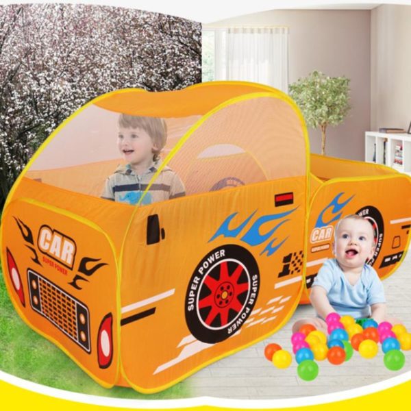 Dětský stan ve tvaru auta