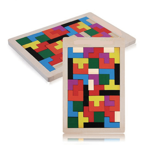 Barevné tetris puzzle