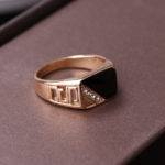 Pánský svatební prsten - 2 barvy - Stribrna, 12