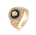Pánský elegantní prsten - 2 barvy - Zlata, 12