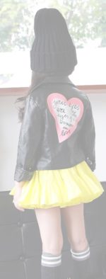 Dívčí kožená bunda - Srdce - 6