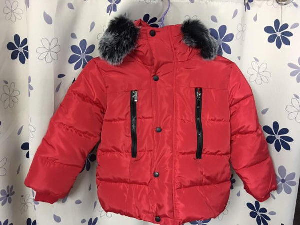 Dívčí zimní bunda - 2 barvy - Cervena, 6