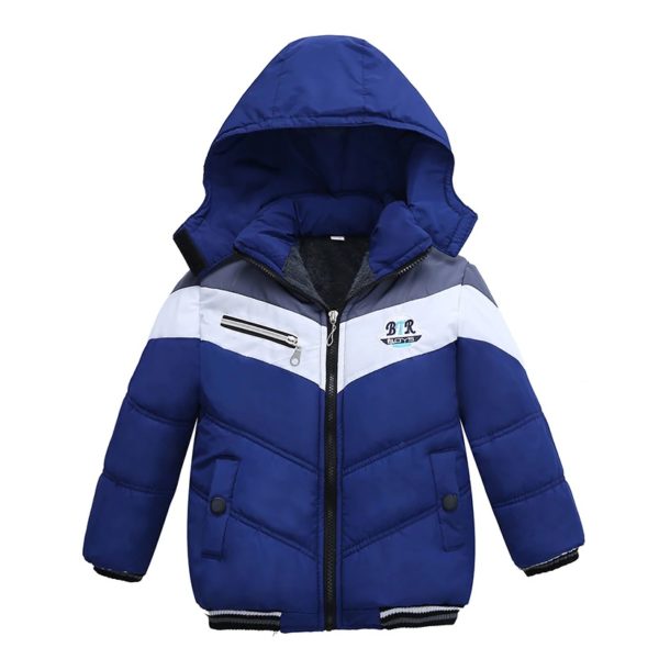 Chlapecká zimní bunda - 3 barvy - Modra, 5