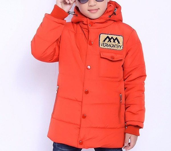 Chlapecká zimní bunda Josh - 3 barvy - Oranzova, 12