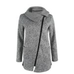 Dámský módní kabát s límcem - 2 barvy - Seda, Xxl