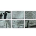 Dámský módní kabát s límcem - 2 barvy - Modra, Xxl
