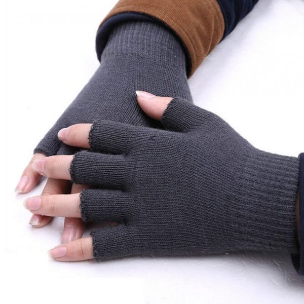 Bezprsté unisex rukavice - Šedé