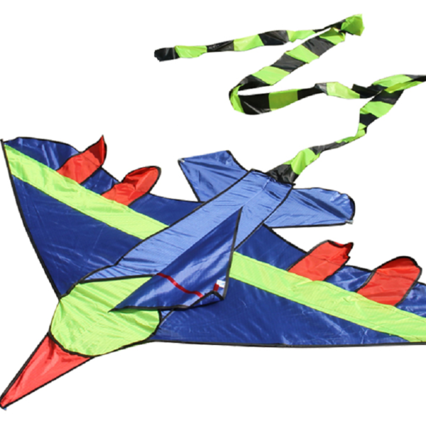 Létající drak ve tvaru letadla - Modrý