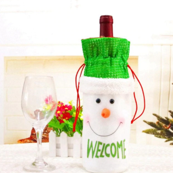 3D Vánoční dárková taška na víno - 3 varianty - 1