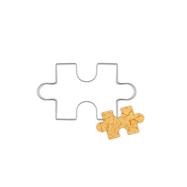 Nerezové vykrajovátko ve tvaru puzzle