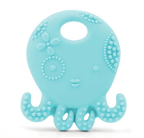 Kousátko ve tvaru chobotnice - 5 barev - Modra