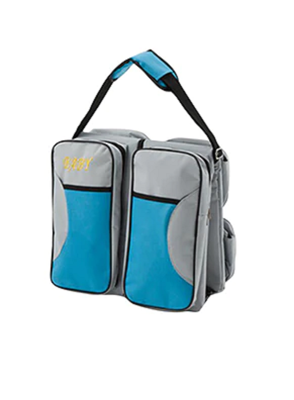 Praktická taška na potřeby pro miminko 3v1 - 7 barev - Modra