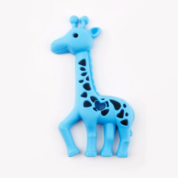 Dětské kousátko ve tvaru žirafy - 5 barev - Modra