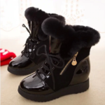 Stylové dámské zimní boty s kožíškem - 2 barvy - Bila, 40