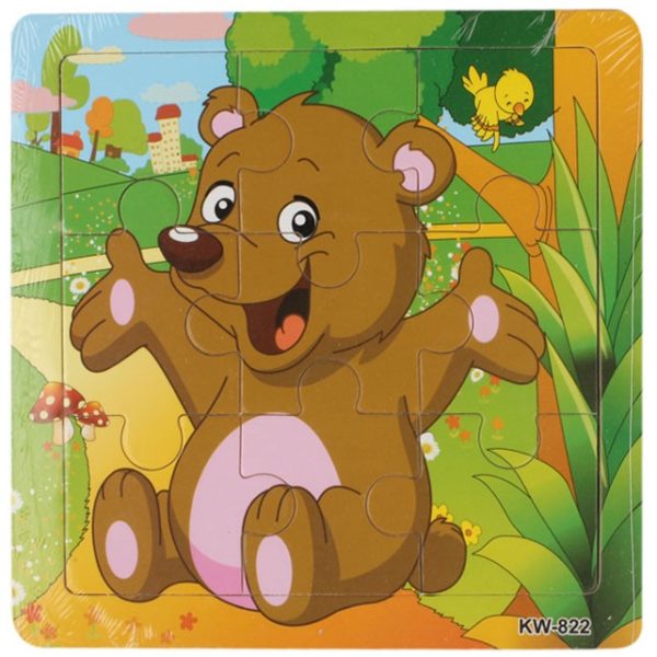 Dětské puzzle - Zvířátka - Medved