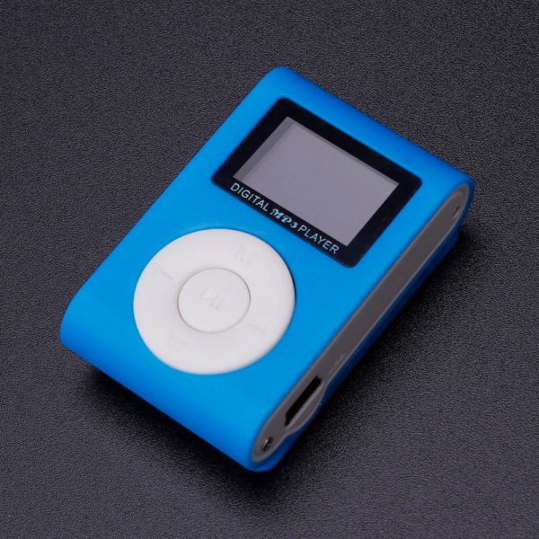 MP3 přehrávač s LCD displejem - 5 barev - Modra