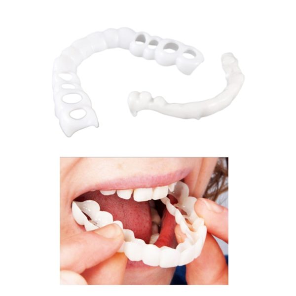 Vysoce kvalitní silikonová zubní náhrada pro krásný úsměv - Spodni-patro