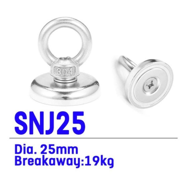 Super silné neodymové magnety - Nosnost-19-kg