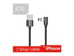 Magnetický nabíjecí kabel - Type C, Micro, iPhone - Barva-cerna