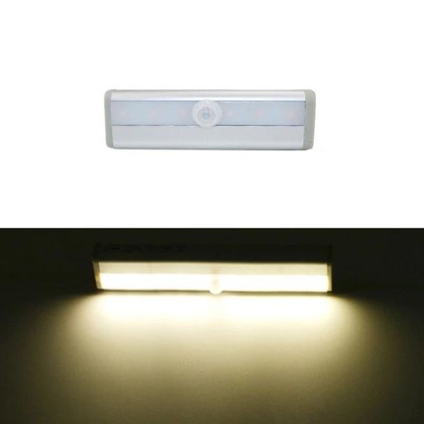 Nalepovací světlo na baterie - 6-led-warm-white