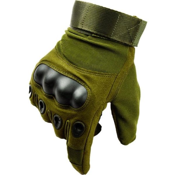 Pánské vojenské rukavice - Army-green, Xl