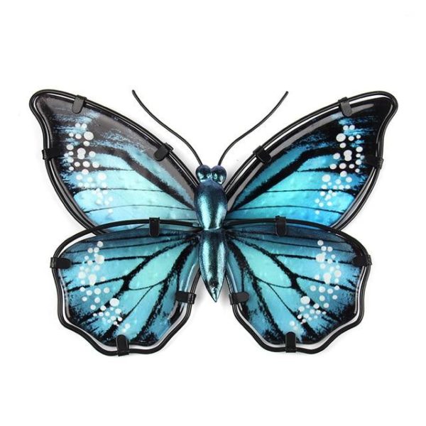 Kovový barevný motýl