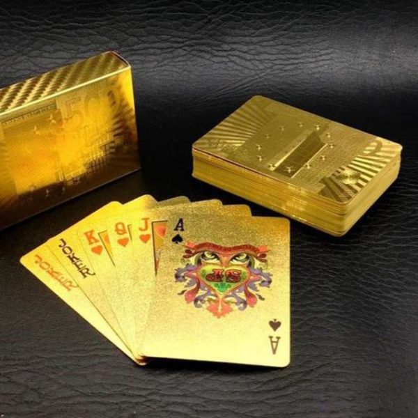 Zlaté pokerové karty voděodolné - Zlate-pokerove-karty