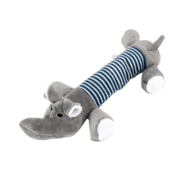 Pískací hračka pro pejsky - Gray-elephant, M